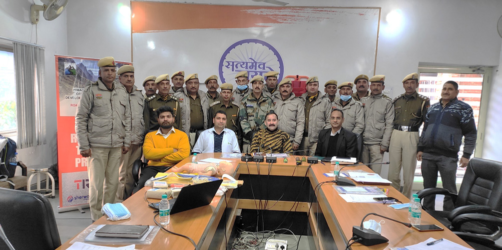 Training of Home Guards Officials in Mandi, Himachal Pradesh